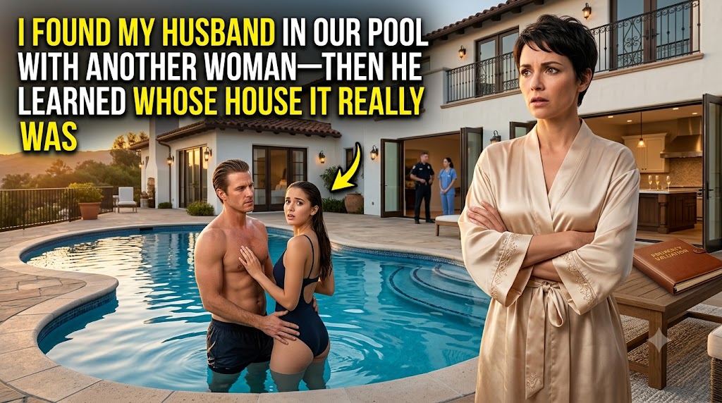 I Found My Husband in Our Pool With Another Woman—Then He Learned Whose House It Really Was