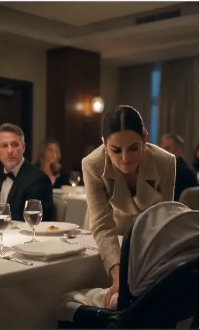 The waiter saved the baby from falling, and seconds later a passport exposed a secret nobody in the restaurant expected.