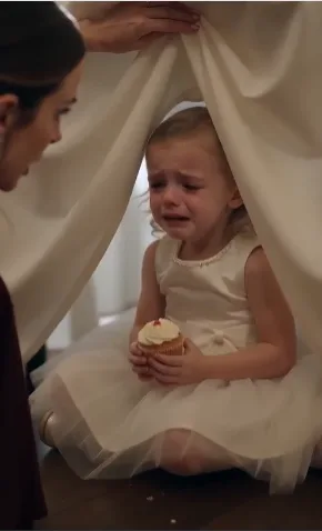 “She said I shouldn’t be here,” the little girl cried, and her mother’s expression changed instantly.