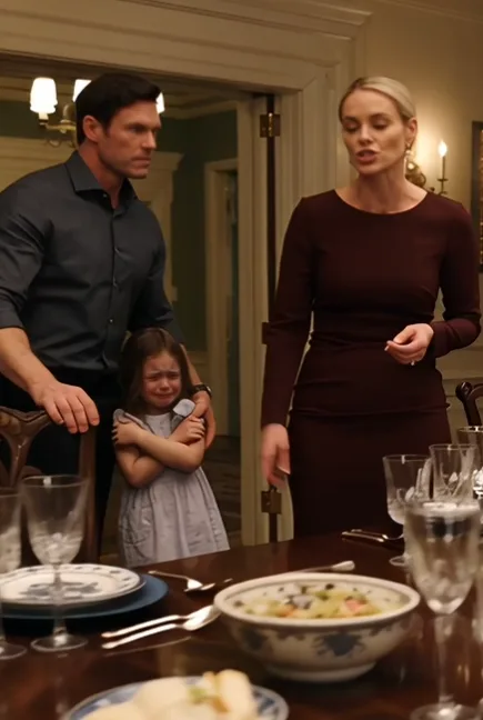 THE ENTIRE TABLE WENT SILENT WHEN MY LITTLE GIRL POINTED AT MY WIFE AND SAID SHE TOLD ME TO HIDE THIS