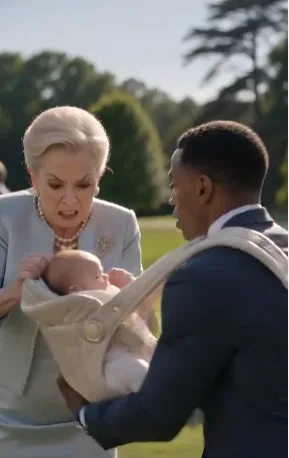 She grabbed the baby carrier and screamed, “He stole that child!”—then one old military medal turned the entire scene upside down.