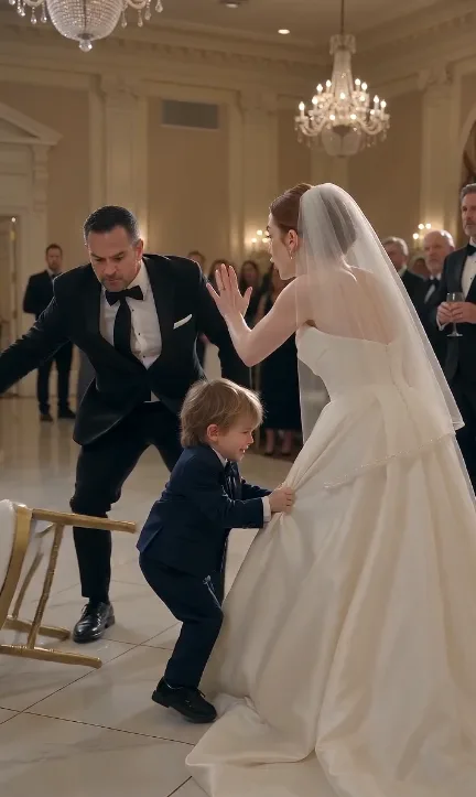 One blood-red stain, one hidden photograph, and one terrified child turned the wedding into a nightmare.