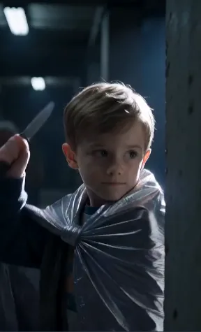 The two men in black weren’t chasing Leo to hurt him; they were detectives trying to stop him.
