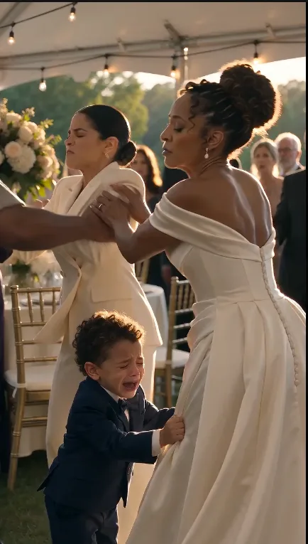 The wedding stopped cold when a photo of a supposedly dead woman fell from Maya’s gown.