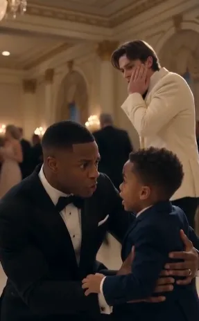 The wedding guests blamed the boy for causing chaos, but what he found beneath the table made the adults go silent.