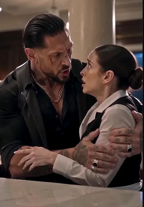 THE MAFIA BOSS LOOKED AT BIANCA AFTER FINDING THE MASTER KEY CARD AND KNEW THE ATTACK HAD AN INSIDE CONNECTION