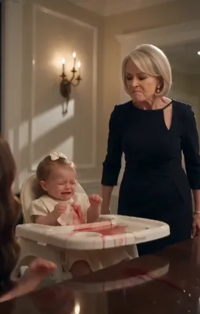 Claire was holding her terrified daughter while Margaret waved a hotel key in front of the entire family.