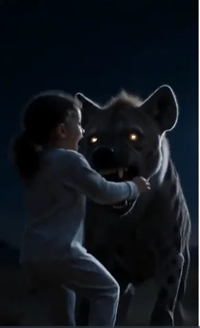 The hyena was terrifying, but Ethan became more frightened by whoever had arranged the scene.
