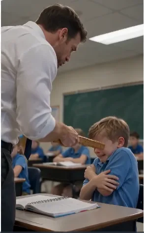 “Put your hand back out, Leo,” the teacher hissed—but someone in the back row was secretly recording every word.