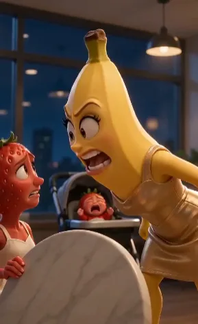 Strawberry Father had an explanation for the shouting, the keycard, and the banana—until the baby found the photo.