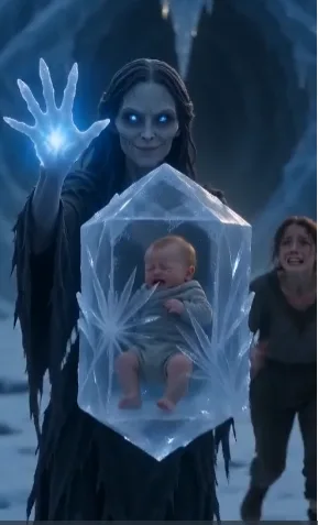 The ice witch expected panic; she didn’t expect someone to jump after the baby without hesitation.