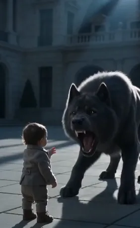 The dog charged, the toddler raised one hand, and Cerberus obeyed a command Adrian had never taught anyone else.