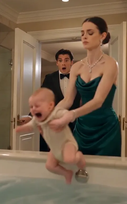 The flooded bathroom was already horrifying—but the bracelet fragment on the floor made Adrian wonder who had been near his son before Vivienne.