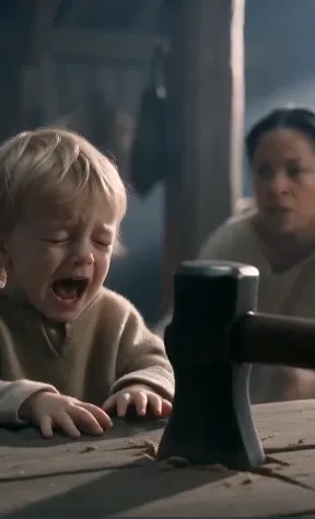 A frightened child, a raised war hammer, and one hidden symbol turned a family conflict into something much bigger.