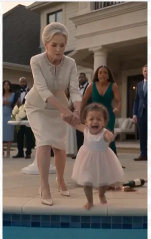 Evelyn shoved Lily into the pool in front of everyone, then acted proud of it—until my daughter mentioned the necklace.