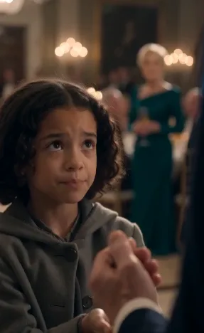 The banquet went silent when August heard the child say one name: Caroline.