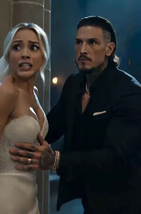 THE MAFIA BOSS HEARD THE STAINED GLASS SHATTER AND THEN FOUND THE SIDE DOOR KEY TIED TO HIS FIANCÉE’S BOUQUET