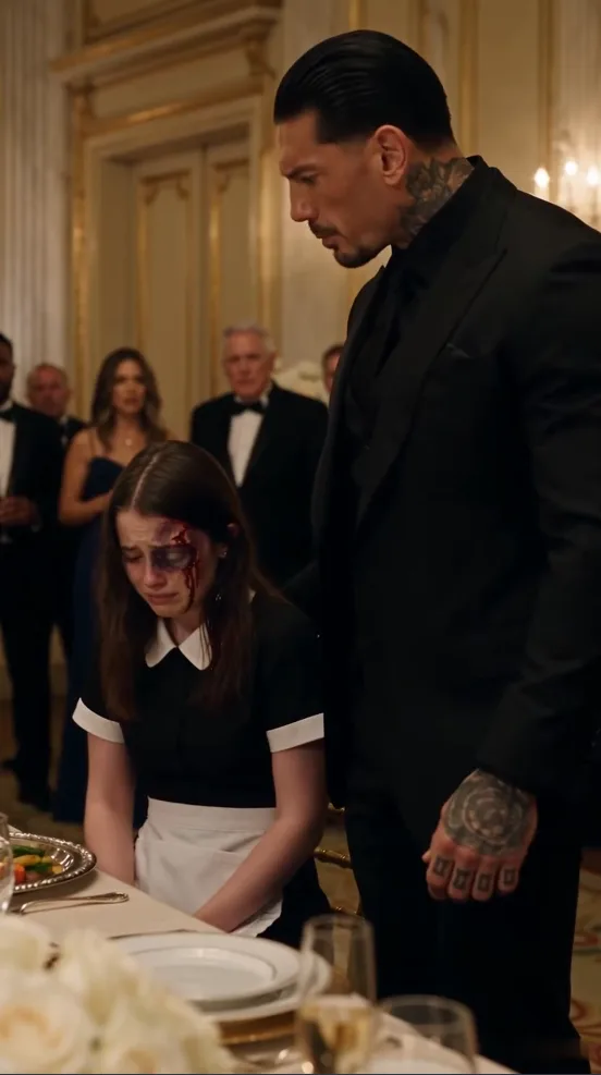 THE MAFIA BOSS SAW A LONG BLEEDING SLASH FROM HIS MAID'S TEMPLE TO HER JAW, BUT THE SECRET INSIDE HER APRON SHOCKED HIM MORE.