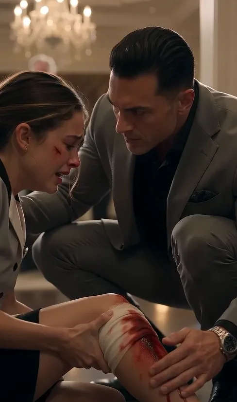 THE MAFIA BOSS KNELT BESIDE A CRYING WAITRESS AND ASKED, "WHO MADE YOU CRY?"—BUT WHEN SHE REVEALED WHAT THE SENATOR'S BODYGUARD HAD DONE IN THE SERVICE CORRIDOR, HE DEMANDED THE RECORDINGS.