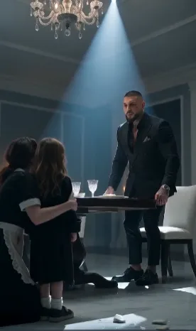 THE MAFIA BOSS REALIZED THE CHILD HAD BEEN FORCED TO SERVE DINNER WHILE HER INJURED MOTHER WAS BEING KEPT QUIET