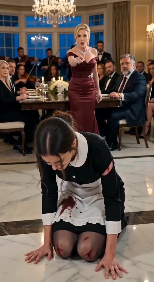 THE MAFIA BOSS'S FIANCÉE THREATENED TO FIRE HIS BLEEDING MAID FOR REFUSING HER FATHER—BUT WHEN LUCA HEARD THE TRUTH, HIS EXPRESSION TURNED COLD.