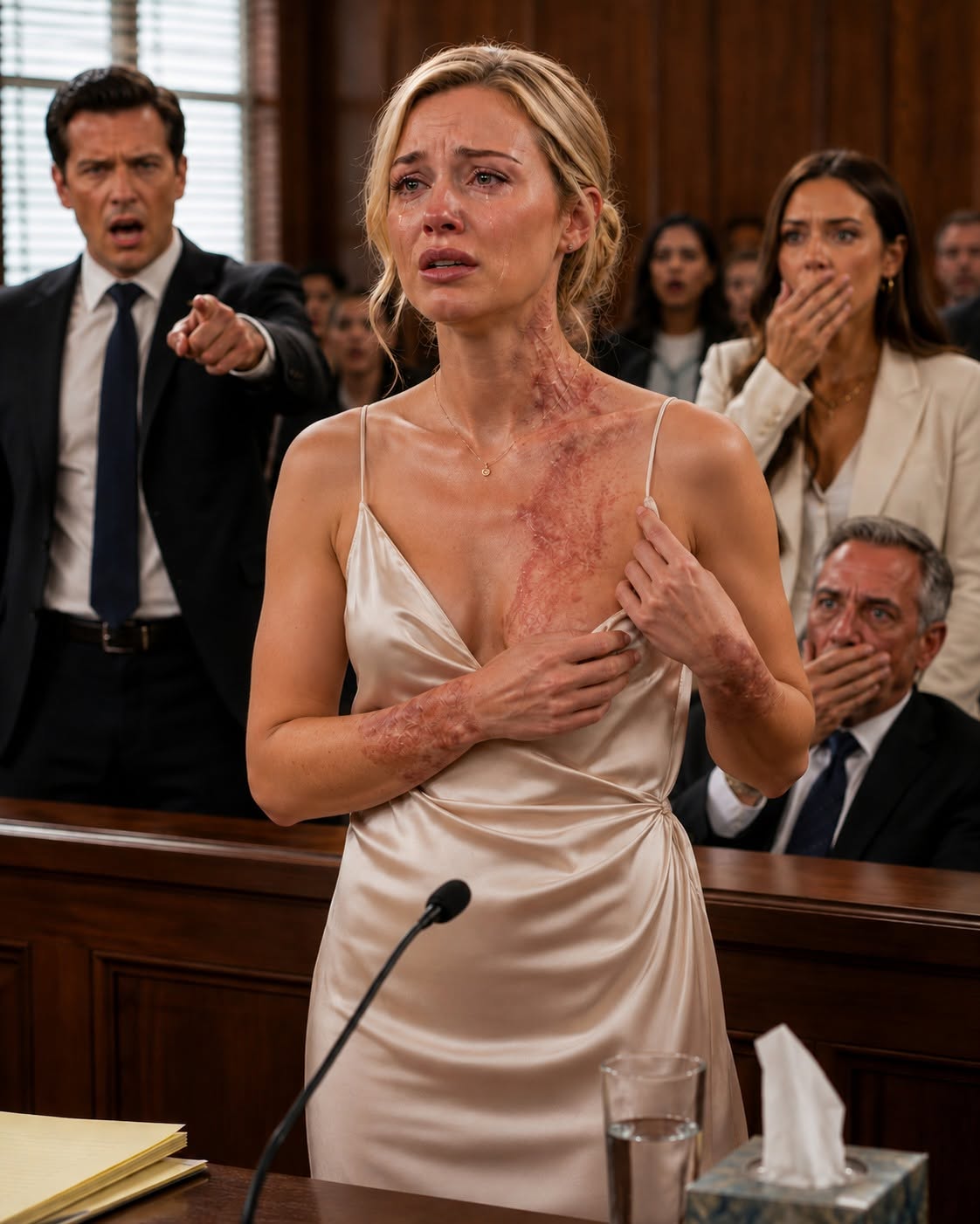 "He Thought He Left Me With Nothing. Then I Unbuttoned My Blouse in Court."