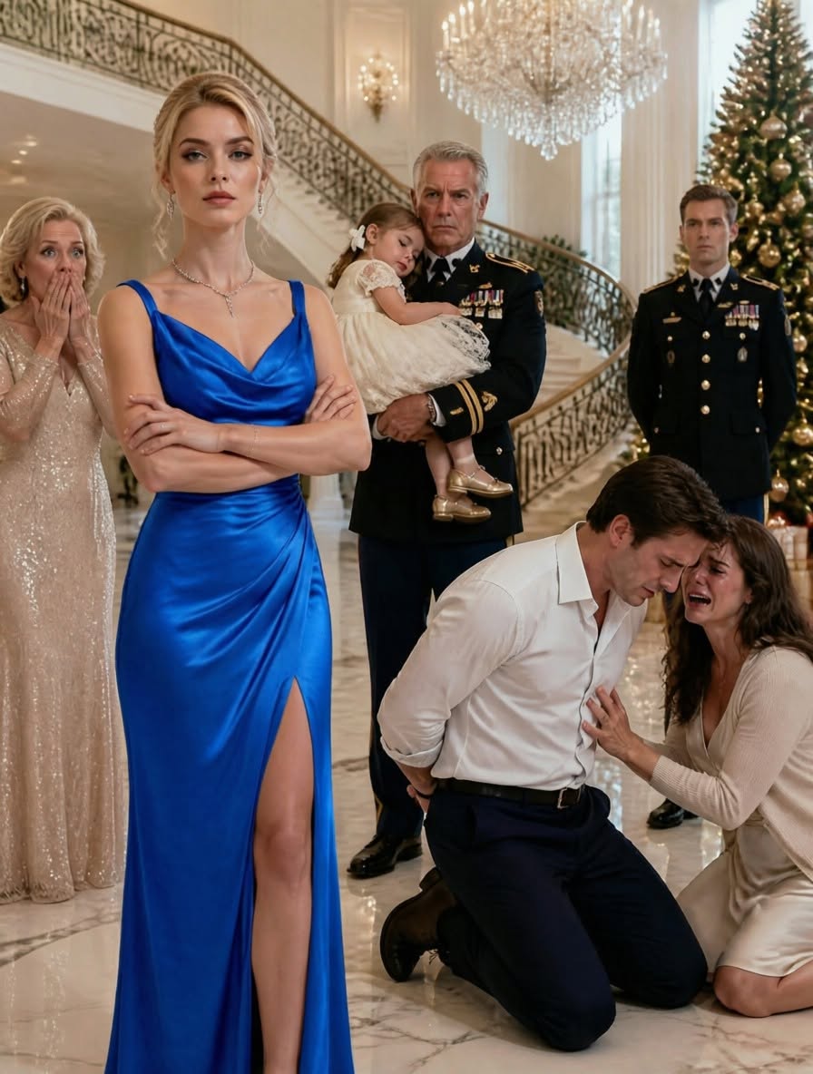 "He Threw His Wife and Daughter Into the Snow on Christmas Eve—By Sunrise, He Owned Nothing."