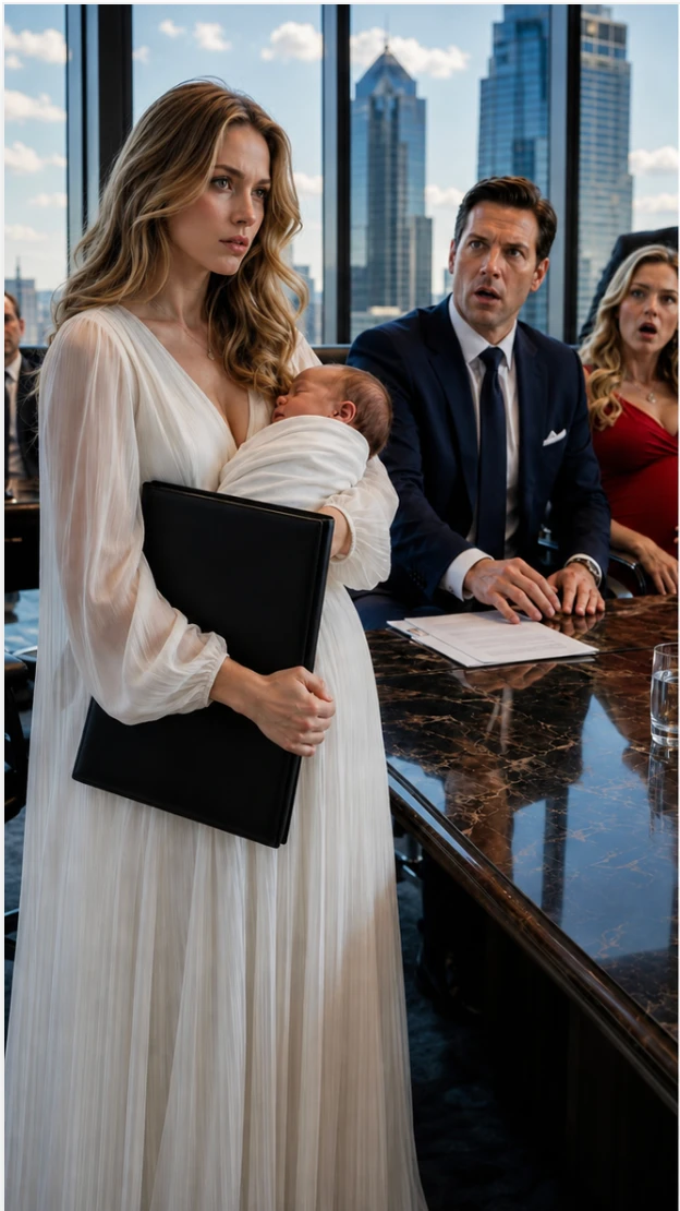 "He brought his pregnant mistress to our divorce hearing and told me to sign. Then my attorney opened the black folder, and his entire empire collapsed."