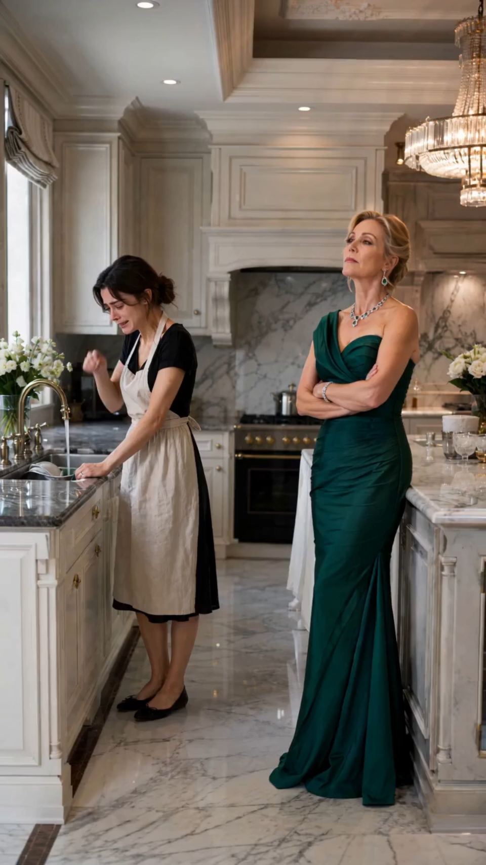 "He Hired the Kitchen Assistant Without Knowing She Was the Mother of His Adopted Daughter!"