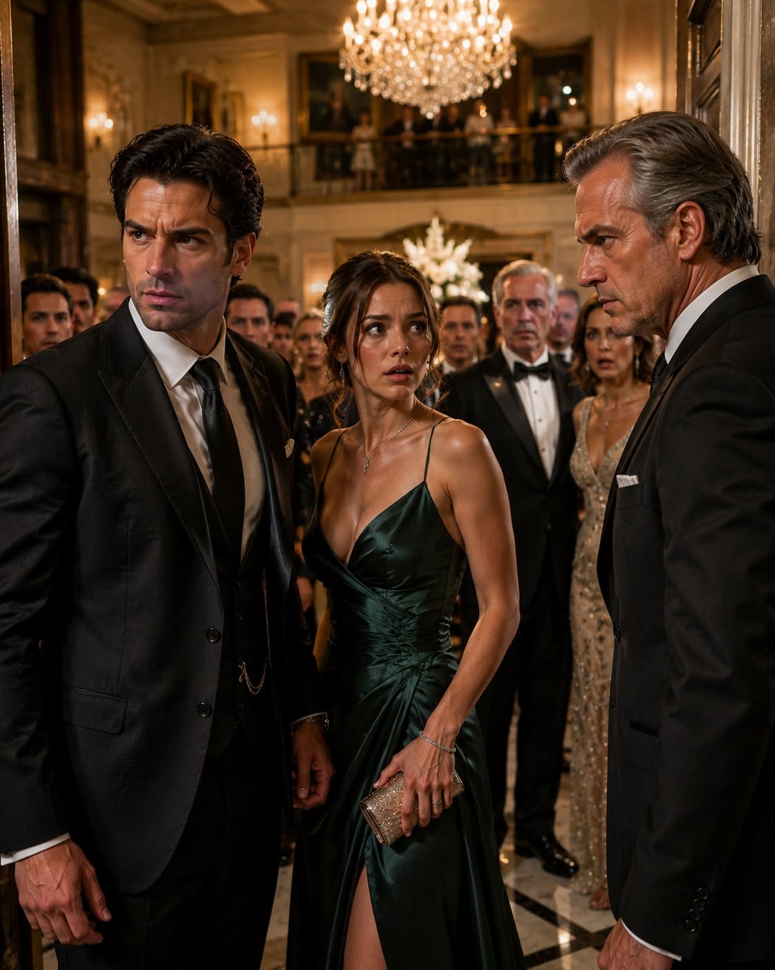"She hired a gigolo to play her fiancé at her ex’s wedding—until he took one look at her uncle, dropped his disguise, and froze the entire room."