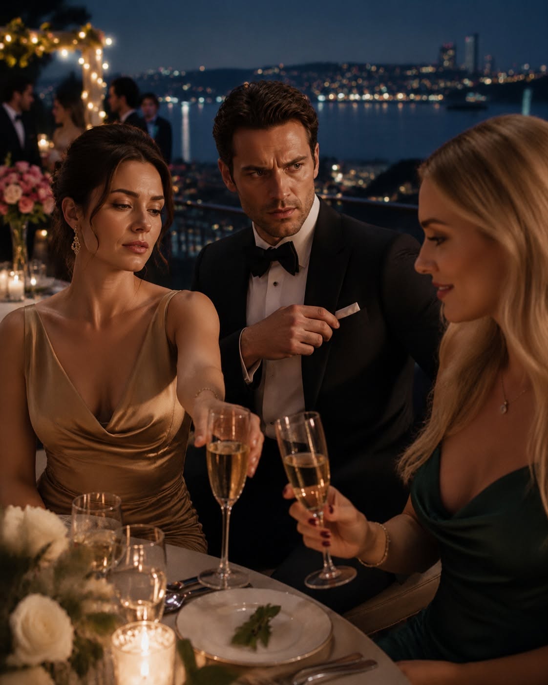 "He Spiked His Wife's Champagne at Their Anniversary Dinner. She Switched It With His Mistress's Glass."