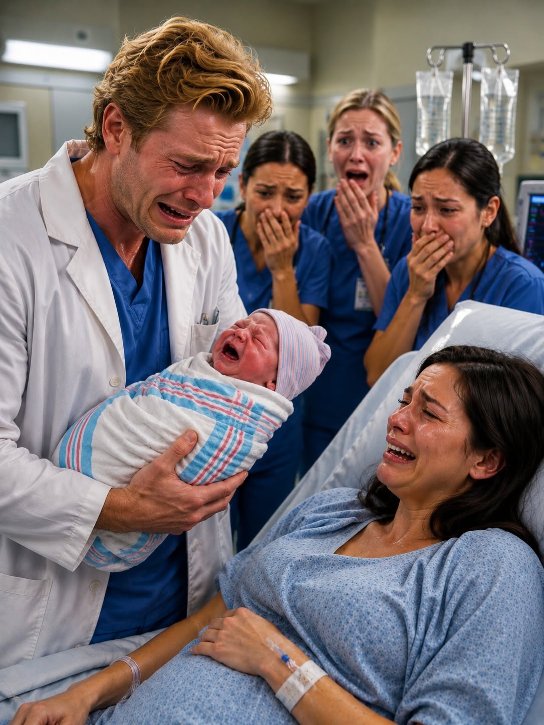 "She Gave Birth Alone. When the Senior Doctor Saw the Baby’s Face, He Broke Down in Tears."