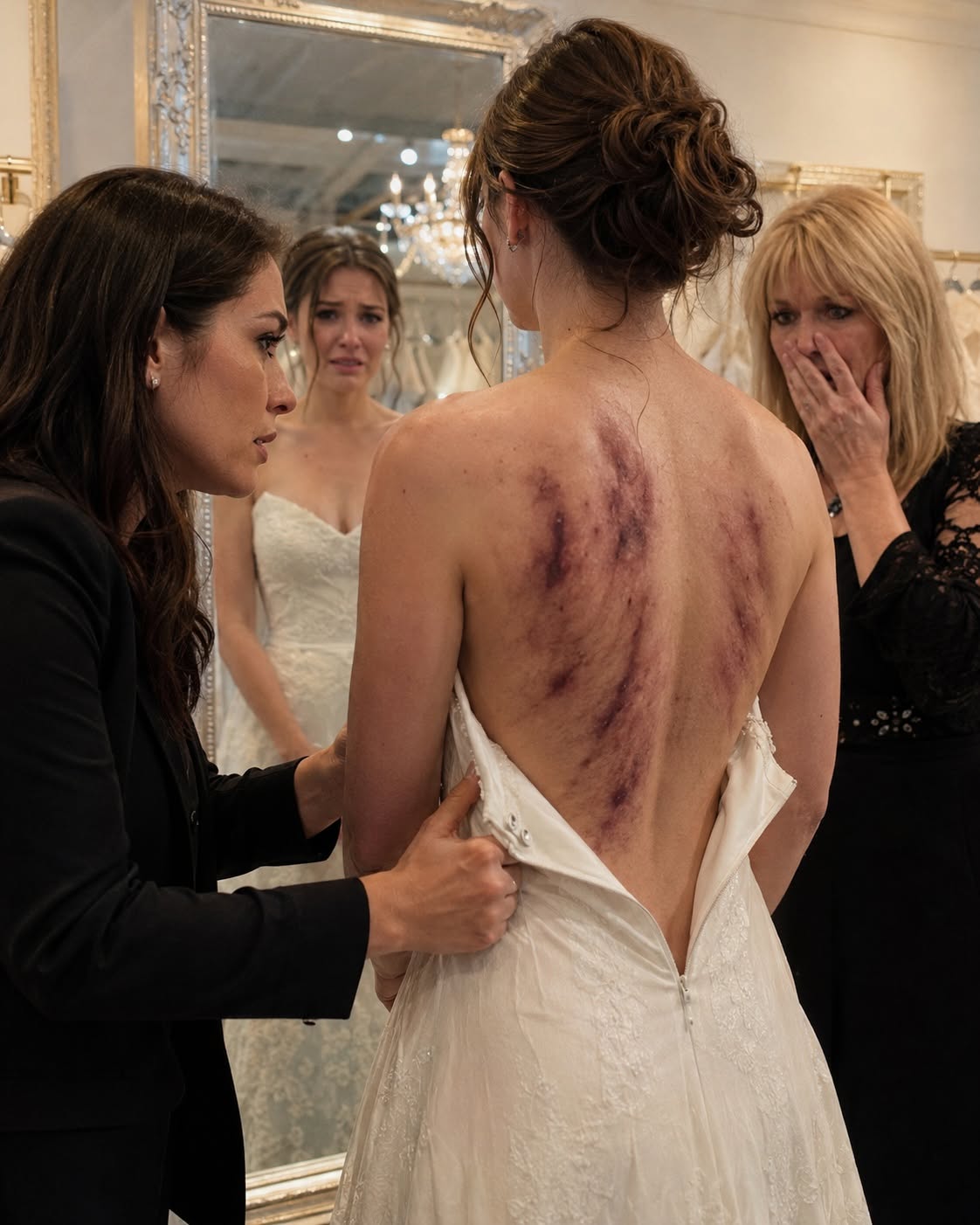 "I Found Bruises on My Sister’s Back Before Her Wedding. By the Time He Reached the Altar, His Billion-Dollar Empire Was Gone."