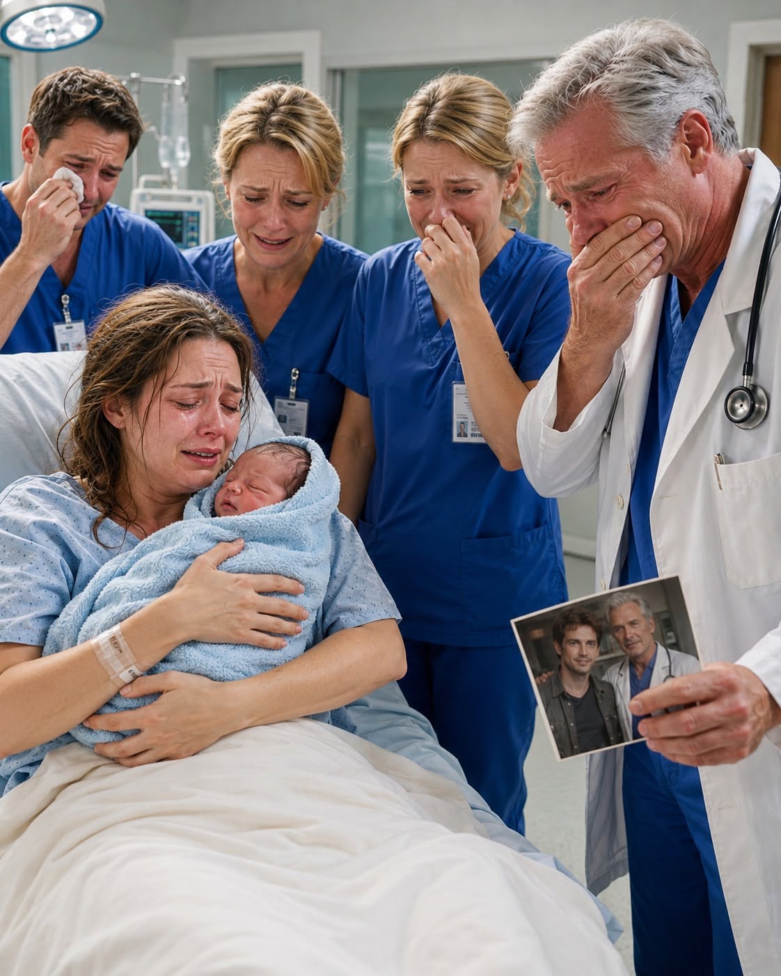 "She gave birth alone after her husband abandoned her—then the doctor saw her baby and broke down in tears."