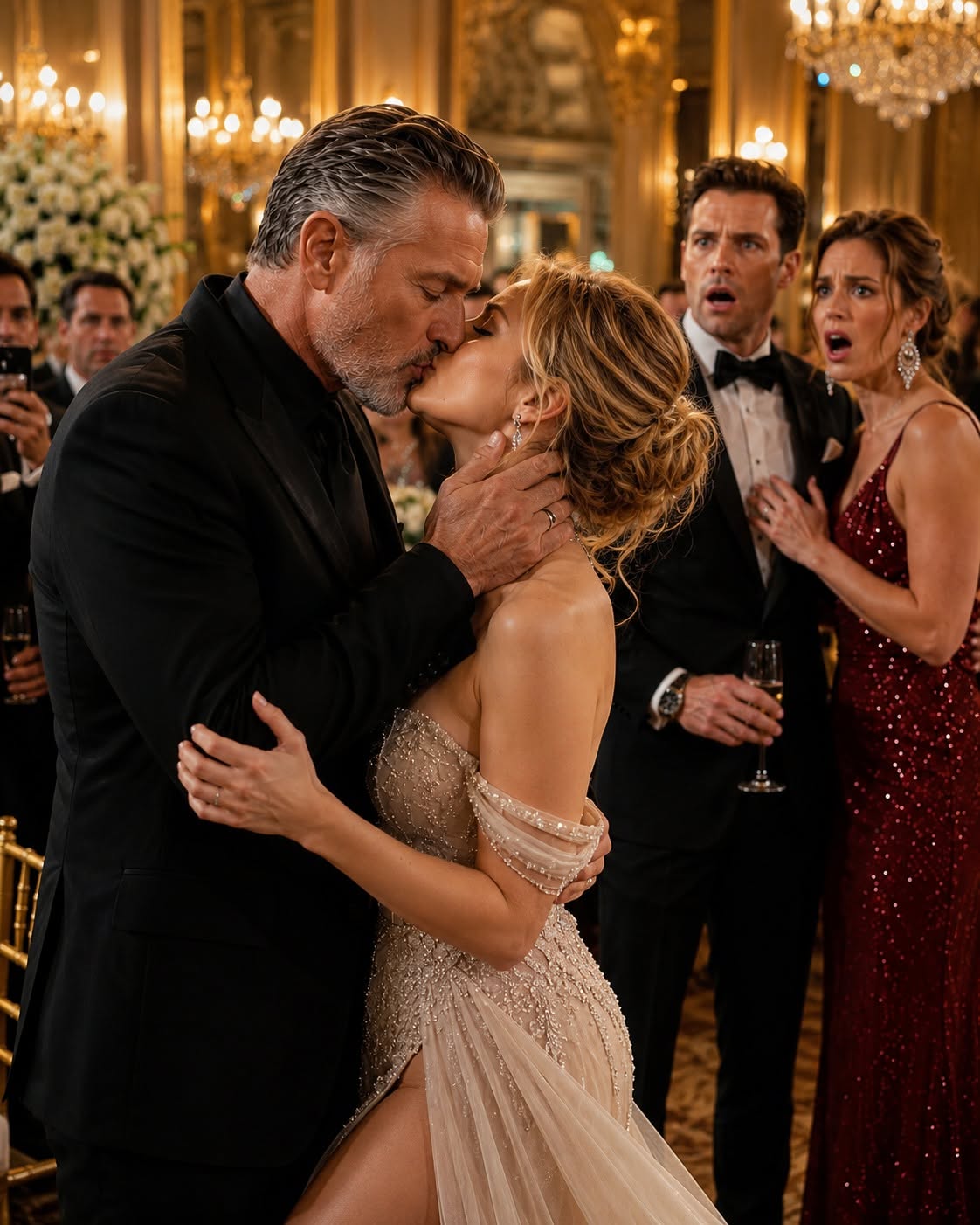 "I Asked A Stranger To Kiss Me At A Gala To Make My Cheating Fiancé Jealous... But My Fiancé Didn't Look Mad. He Looked Terrified."