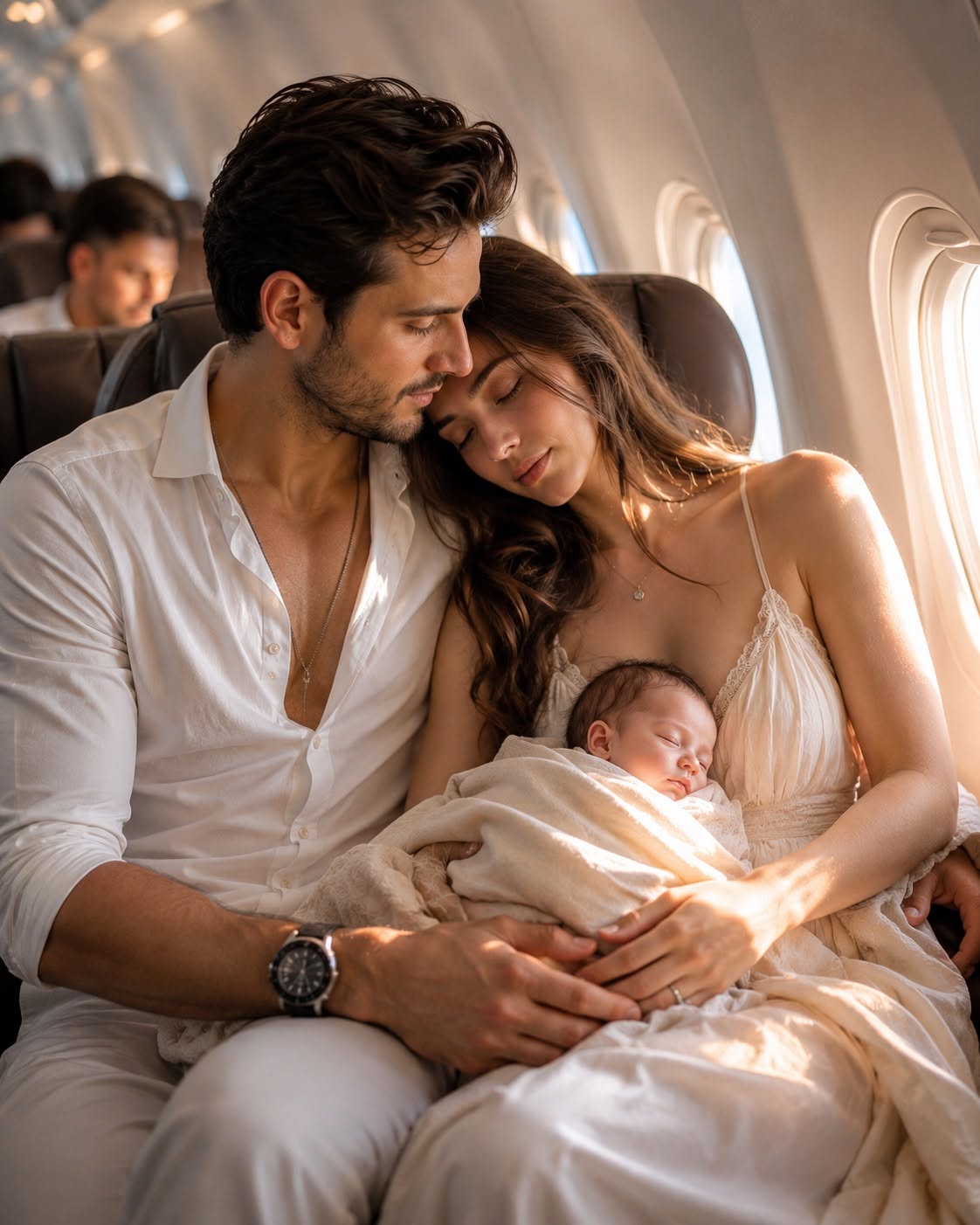 He asked her to pretend to sleep on his shoulder. After landing, she learned he was one of the most powerful men in the world.