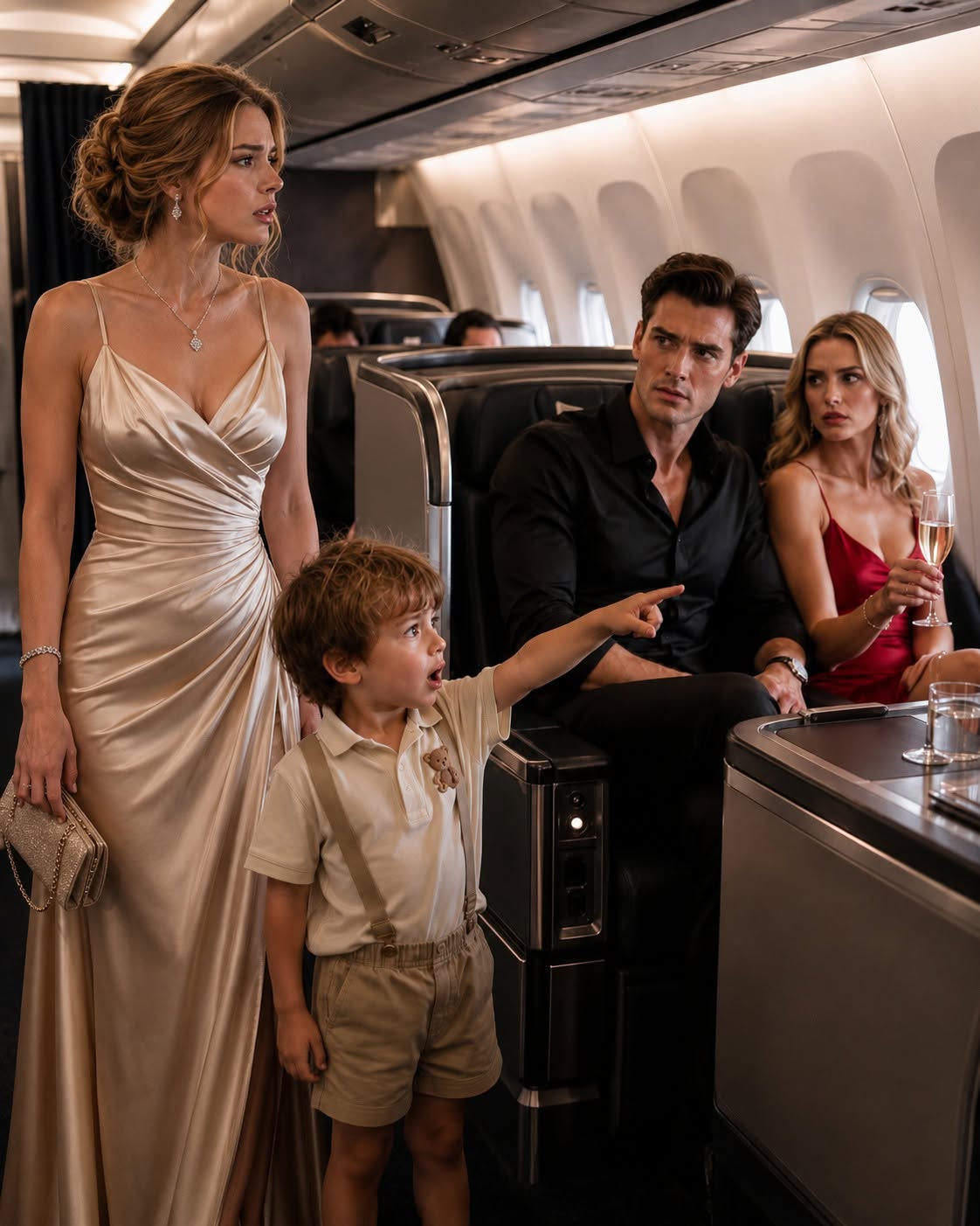 She thought she was a widow for three years. Then her 9-year-old son pointed at first class.