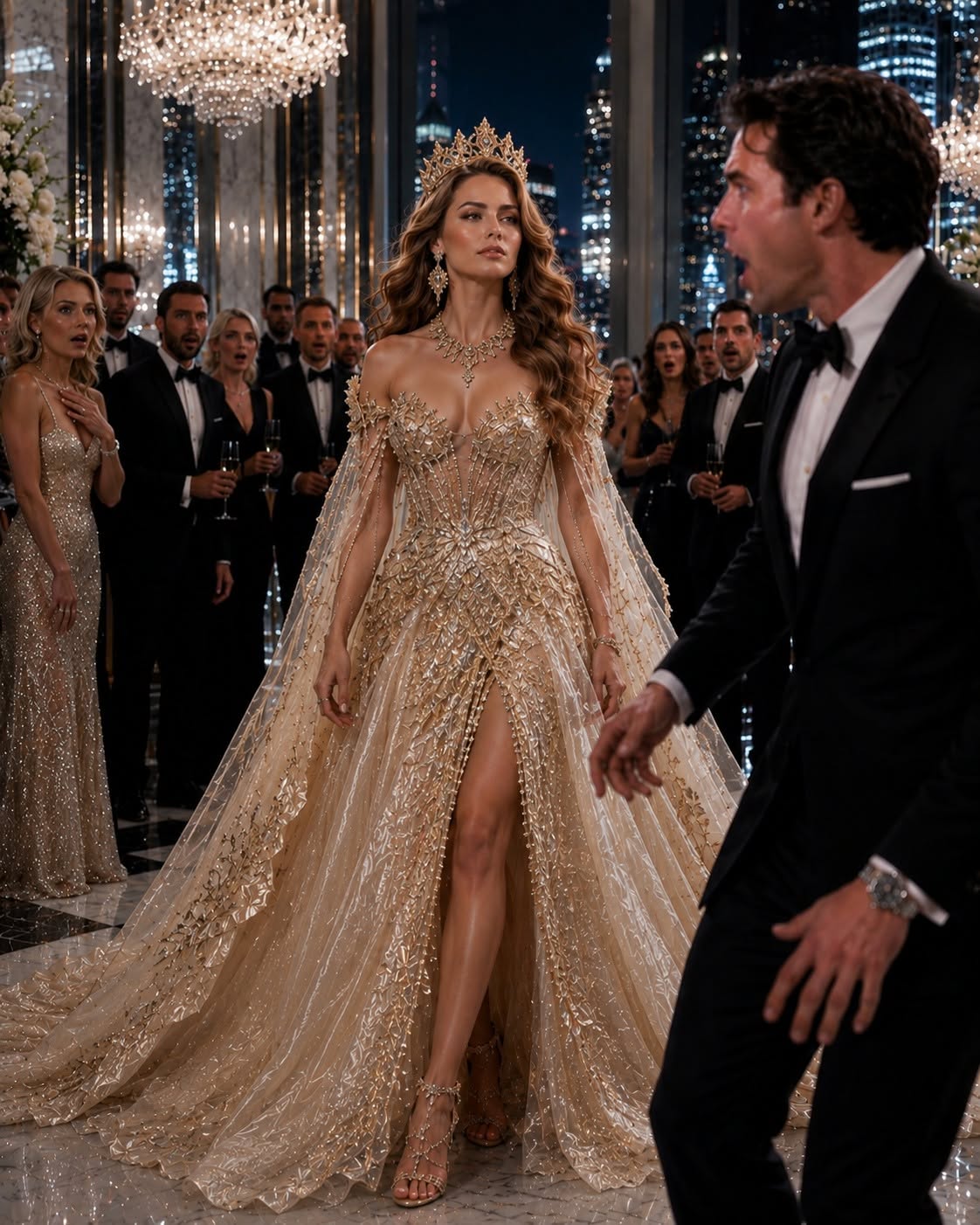 "He Burned Her Only Dress to Leave Her Behind. He Had No Idea She Owned the Company Celebrating His Promotion."