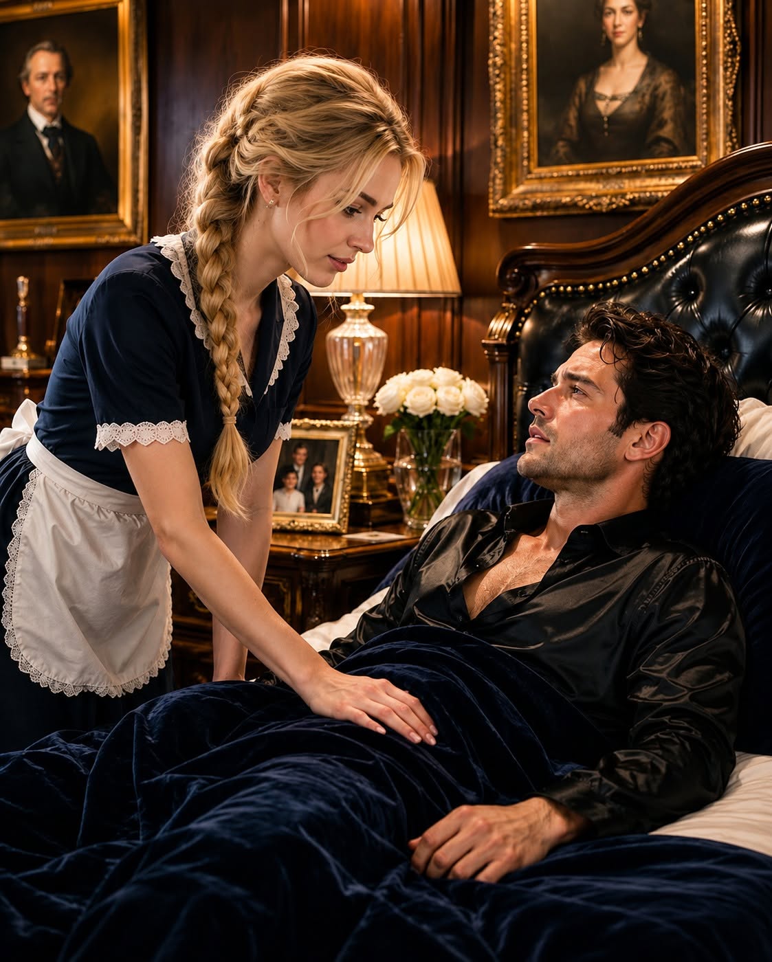 The Billionaire Pretended to Be Asleep to Test the New Maid. What She Did Next Broke Him