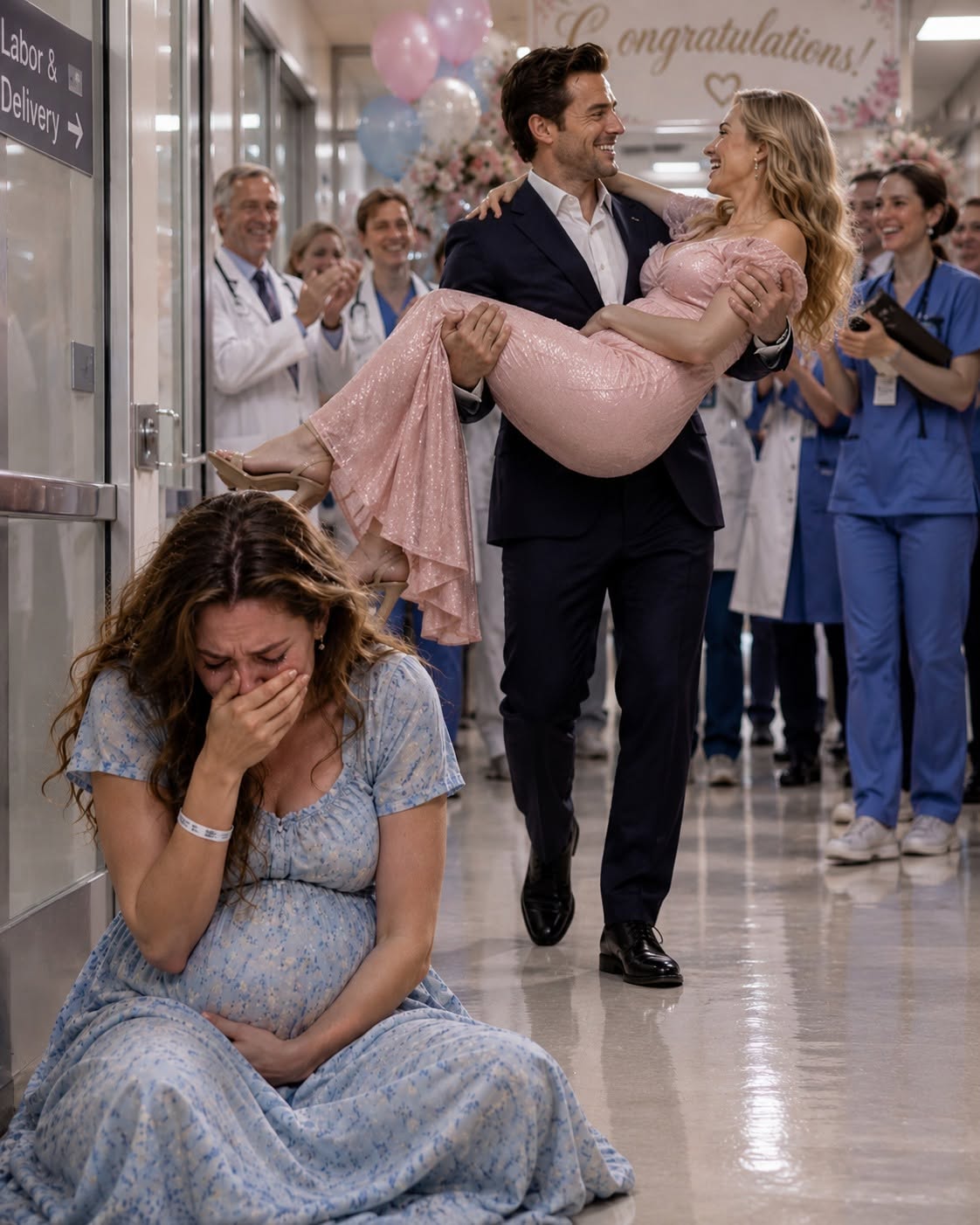 "He Left His Wife in Labor for His Ex's PR Stunt… Until the Nurse Crashed the Photoshoot!