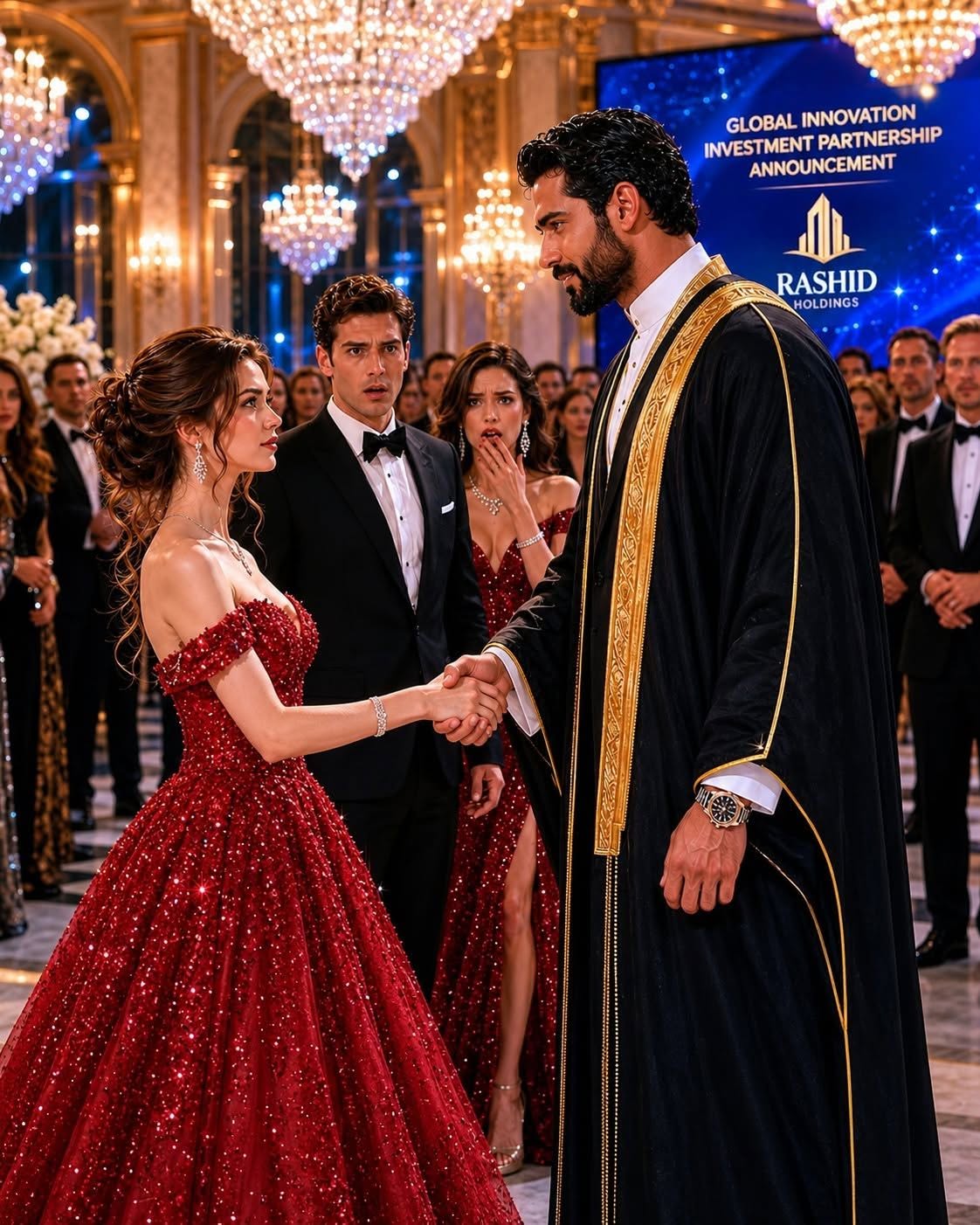 He Brought His Mistress to the Ball to Humiliate His Fiancée—Then a Billionaire Sheikh Chose Her in Front of Everyone.