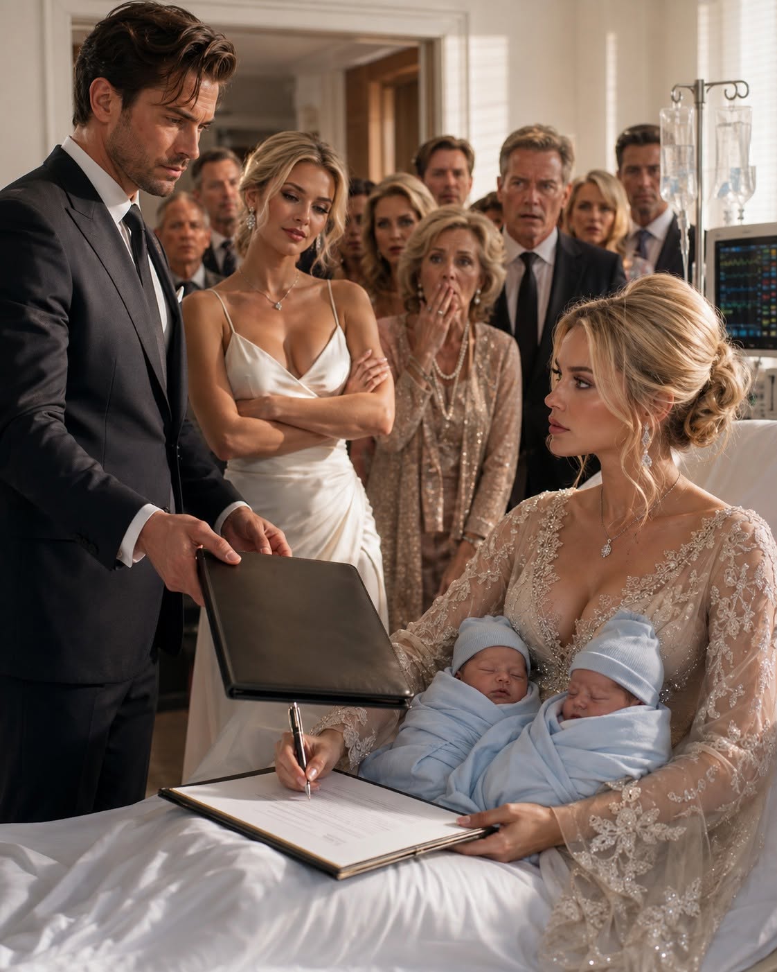 "Just Sign": They Thought $200,000 Bought Her Silence and Her Twins. They Had No Idea It Was Her Trap.