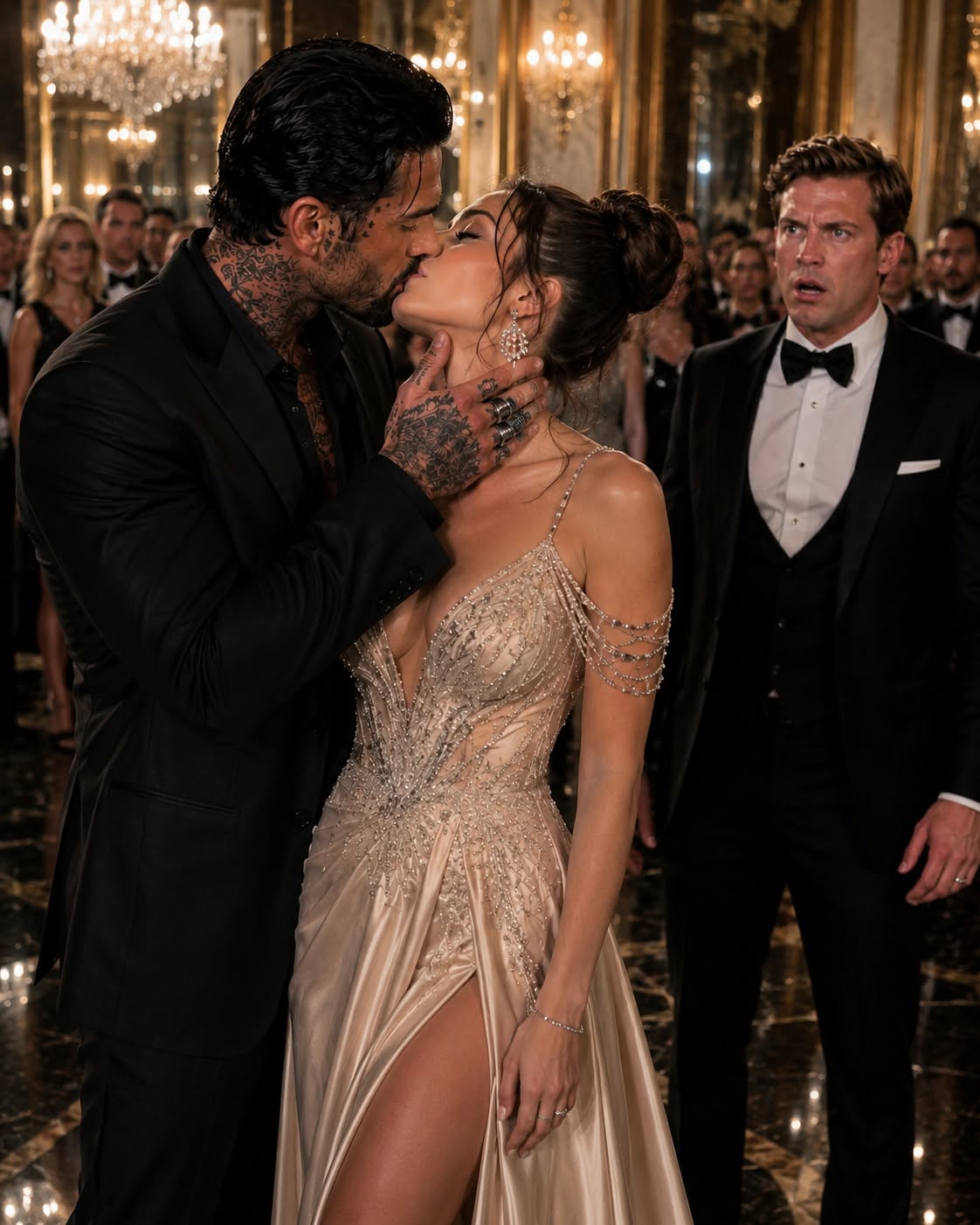 "He Kissed Me in Front of 300 Guests, Then Whispered Four Words That Terrified My Abusive Fiancé"