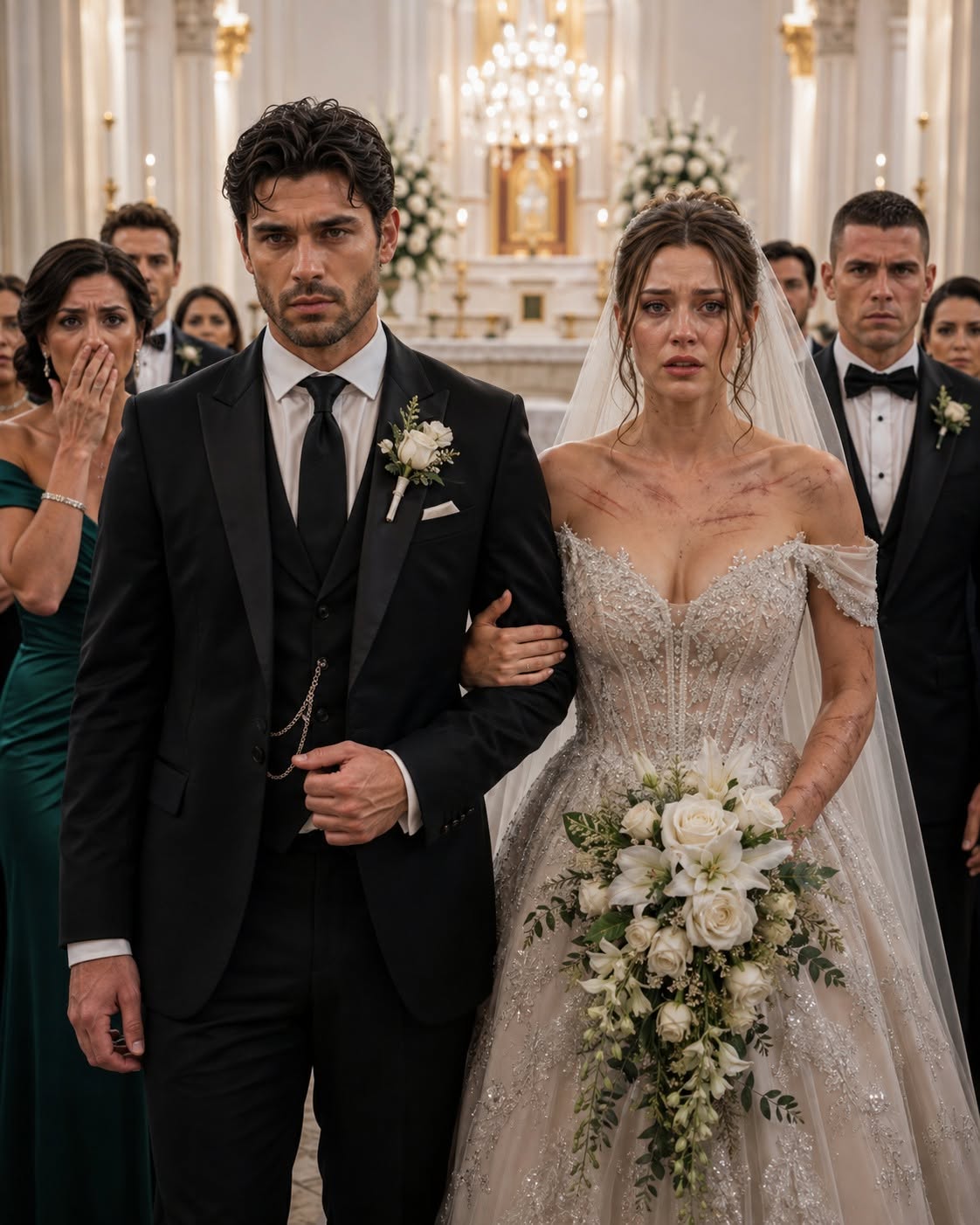 "My Father Did This": He Married Her for Money—Until He Found the Bloody Key SeWN Into Her Wedding Dress.