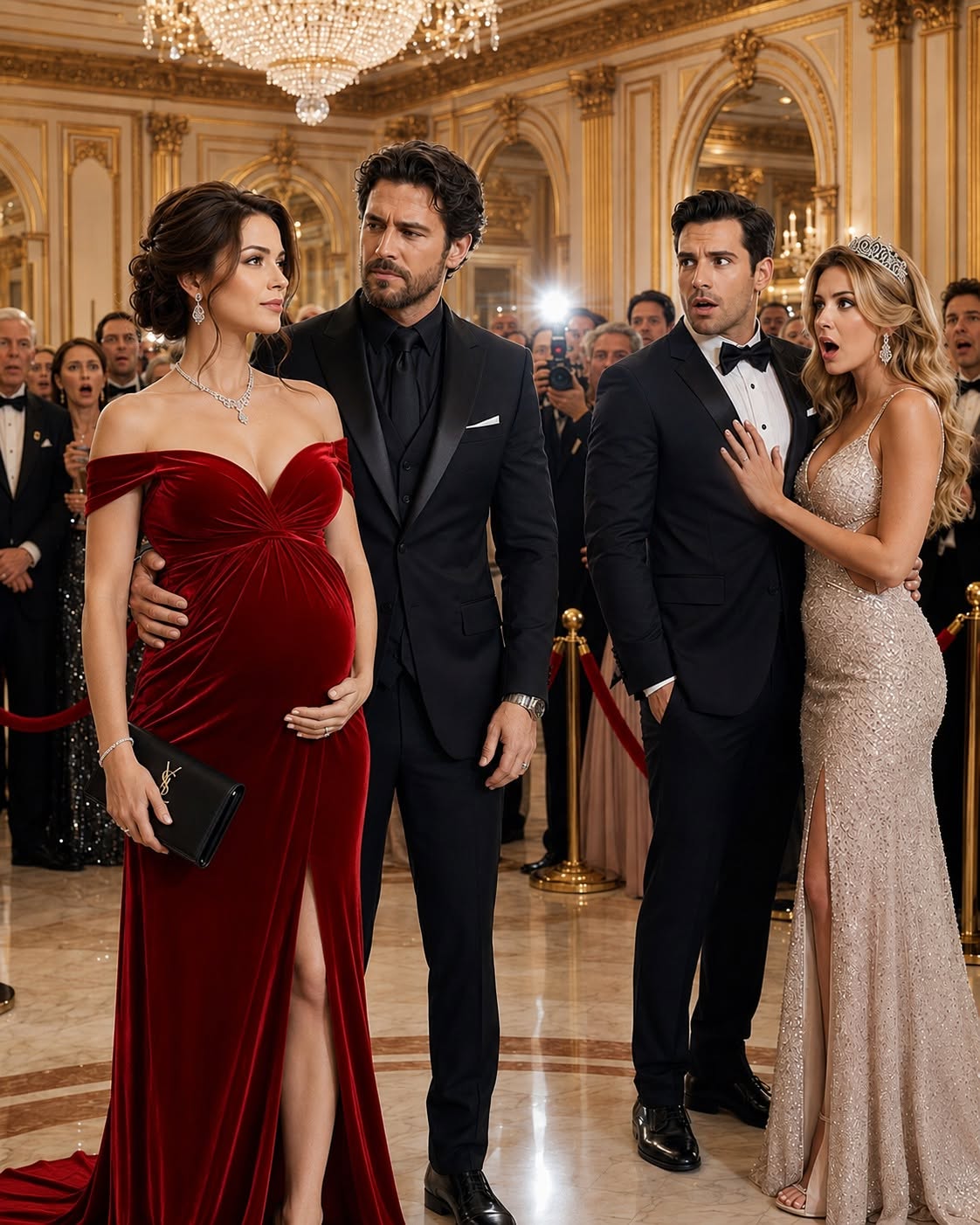 "He Thought I Ran Away in Disgrace—Then I Walked Into the Manhattan Gala Five Months Pregnant Beside His Billionaire Investor."