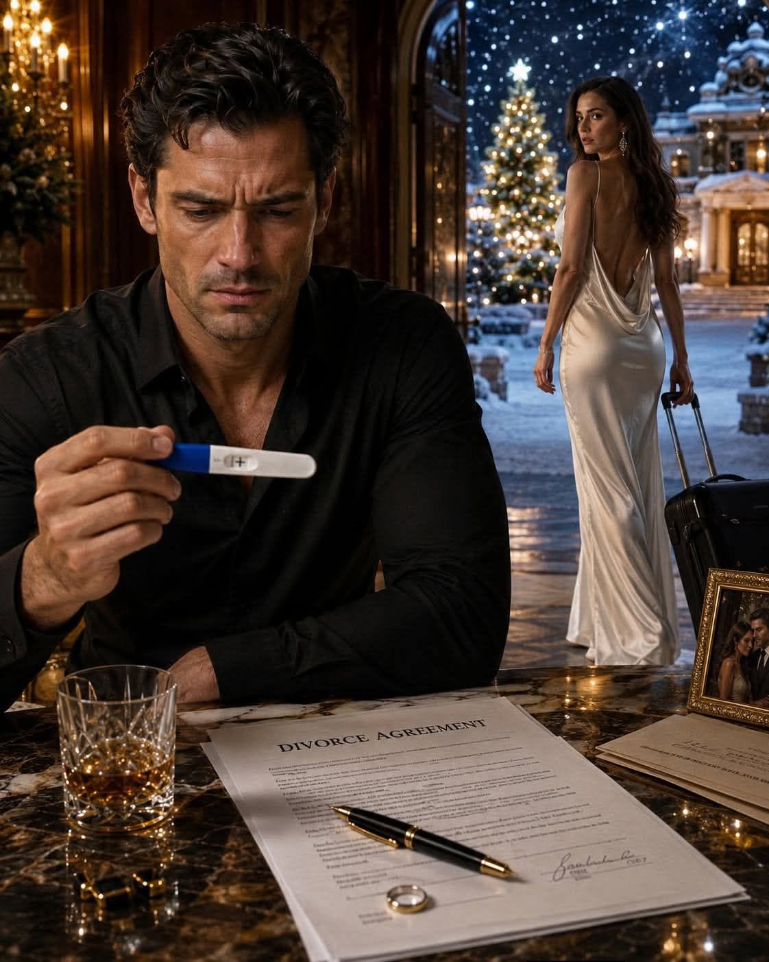 "I Left My Mafia Boss Husband on Christmas Eve. When He Found the Positive Pregnancy Test on the Divorce Papers, Everything Changed."