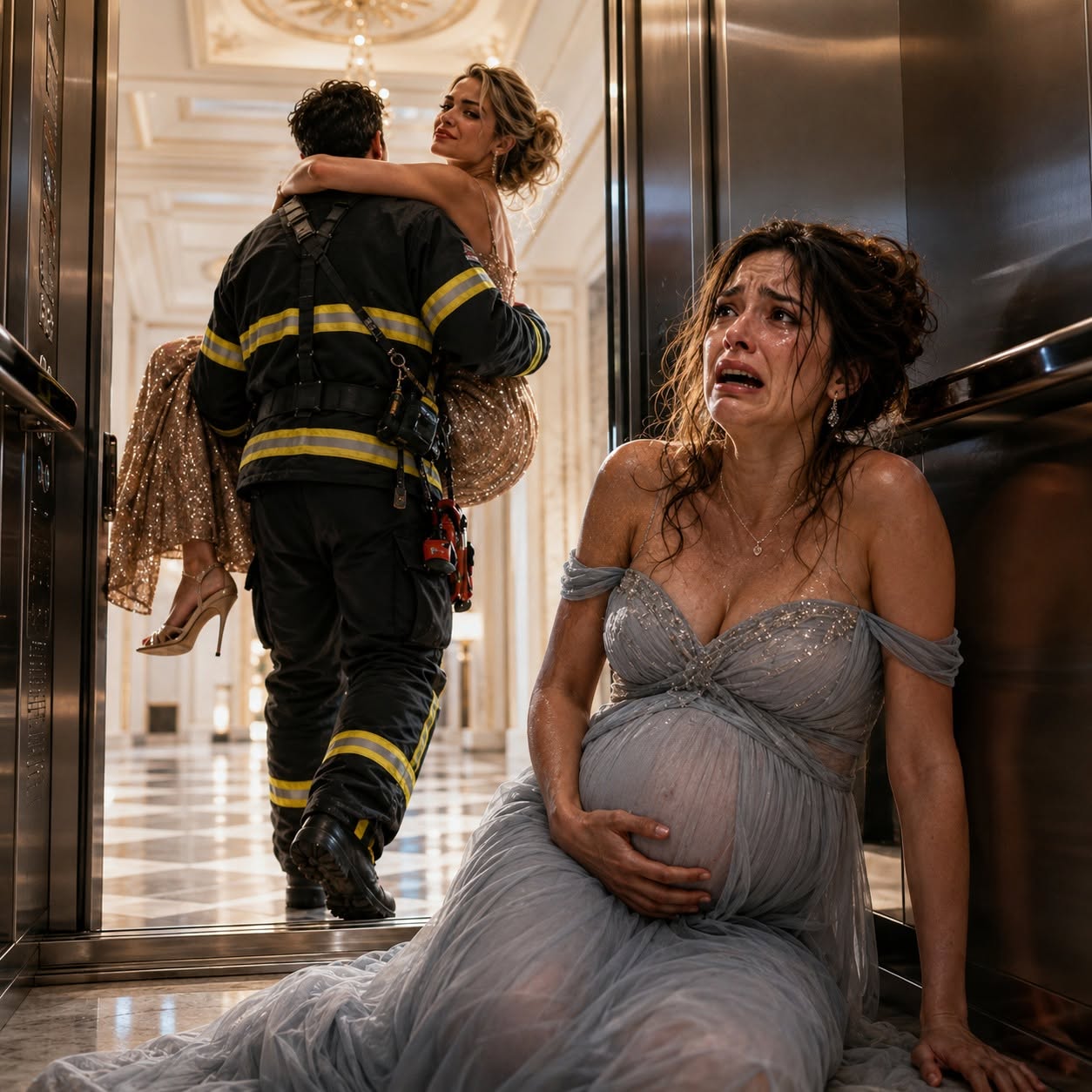 Trapped For Seven Hours While Pregnant, I Saw My Firefighter Husband Walk Past Me to Save His Ex First—Before I Passed Out, I Handed My Ring to a Rescuer With a Chilling Message That Would Shatter a Ten-Year Lie