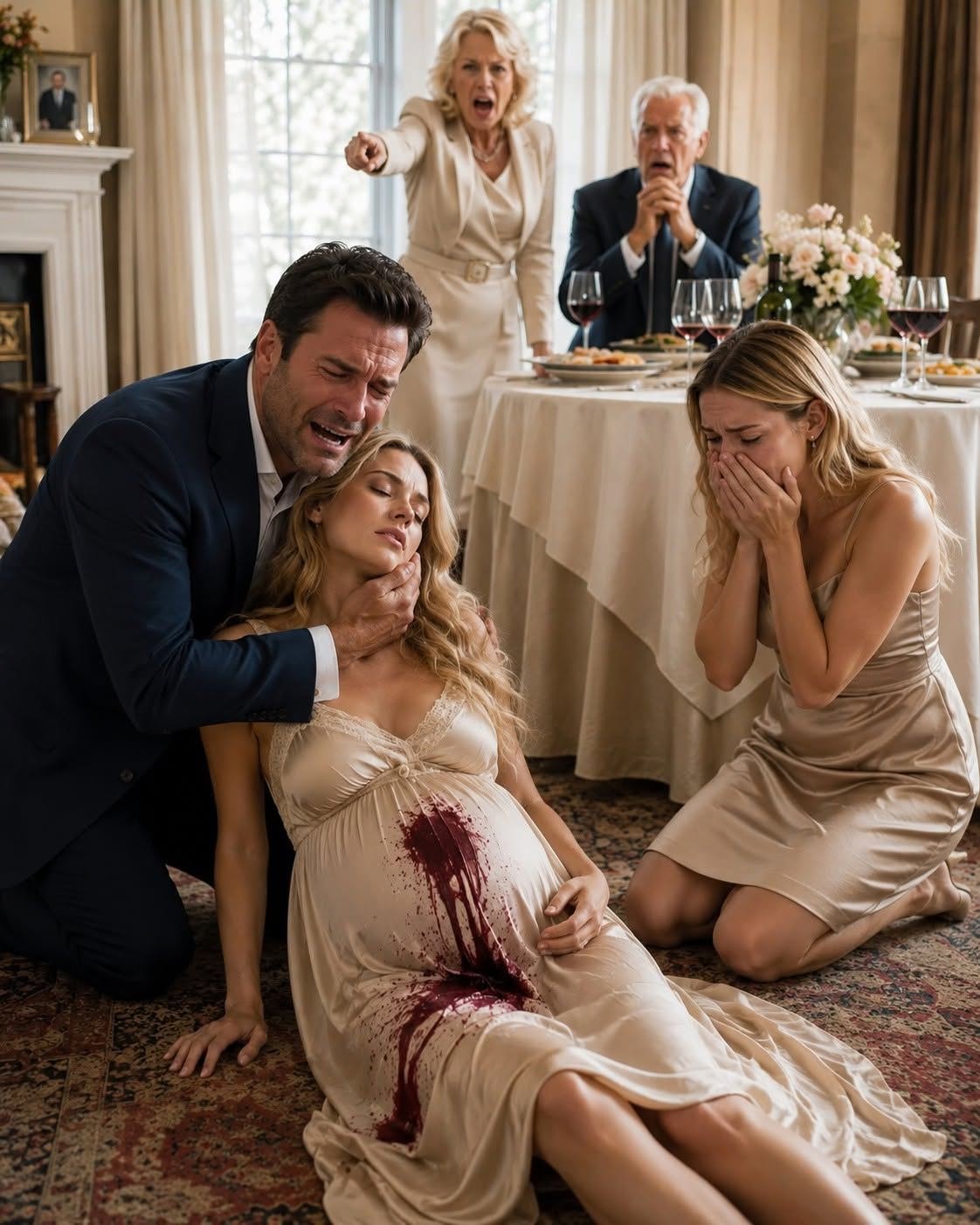 My Mother Struck My Pregnant Belly Because My Sister’s IVF Failed—Then Someone Unexpected Walked Through the Door and Caused Her to Tremble