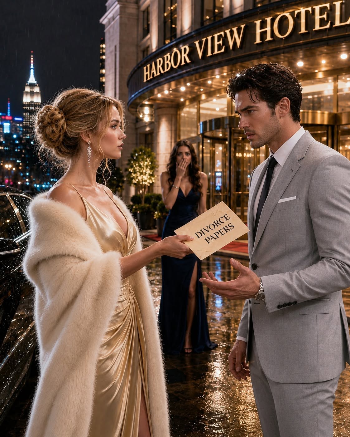 I Waited Outside the Luxury Hotel All Night After My Husband Lied About Working Late—Then Handed Him Divorce Papers That Stunned the Brilliant Lawyer