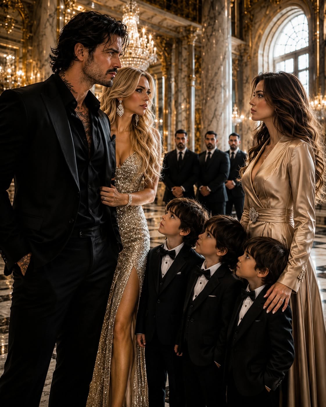 Five Years After My Mafia Boss Husband Divorced Me For A Younger Model, I Walked Into A Manhattan Gala With The Three Little Boys He Never Knew Existed.
